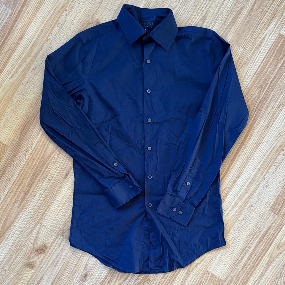 Alfani Slim Fit Button Down Shirt - Size Small